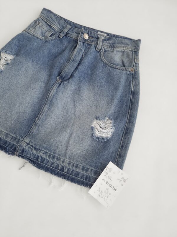 Falda Denim Ripped