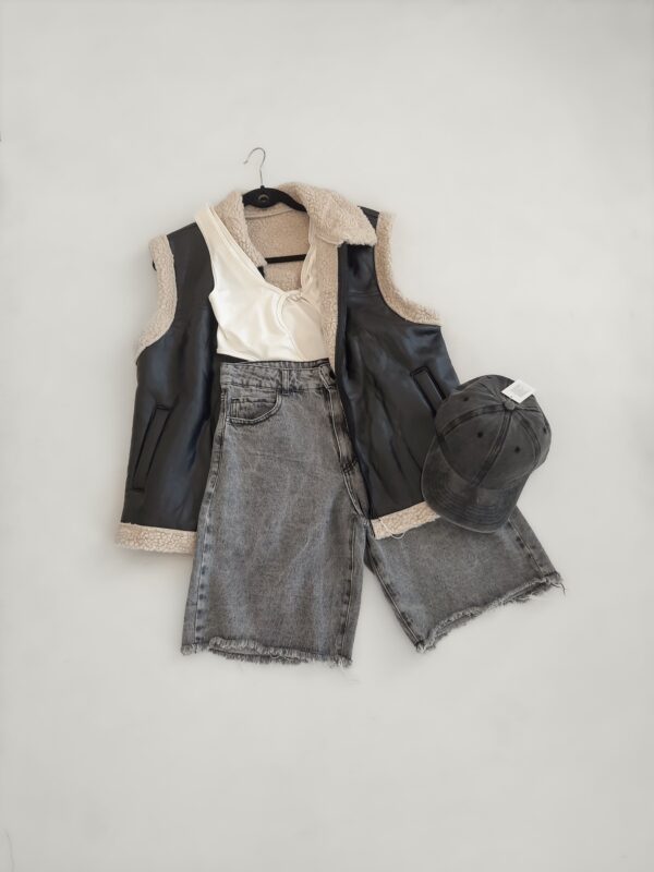 Chaleco con corderito